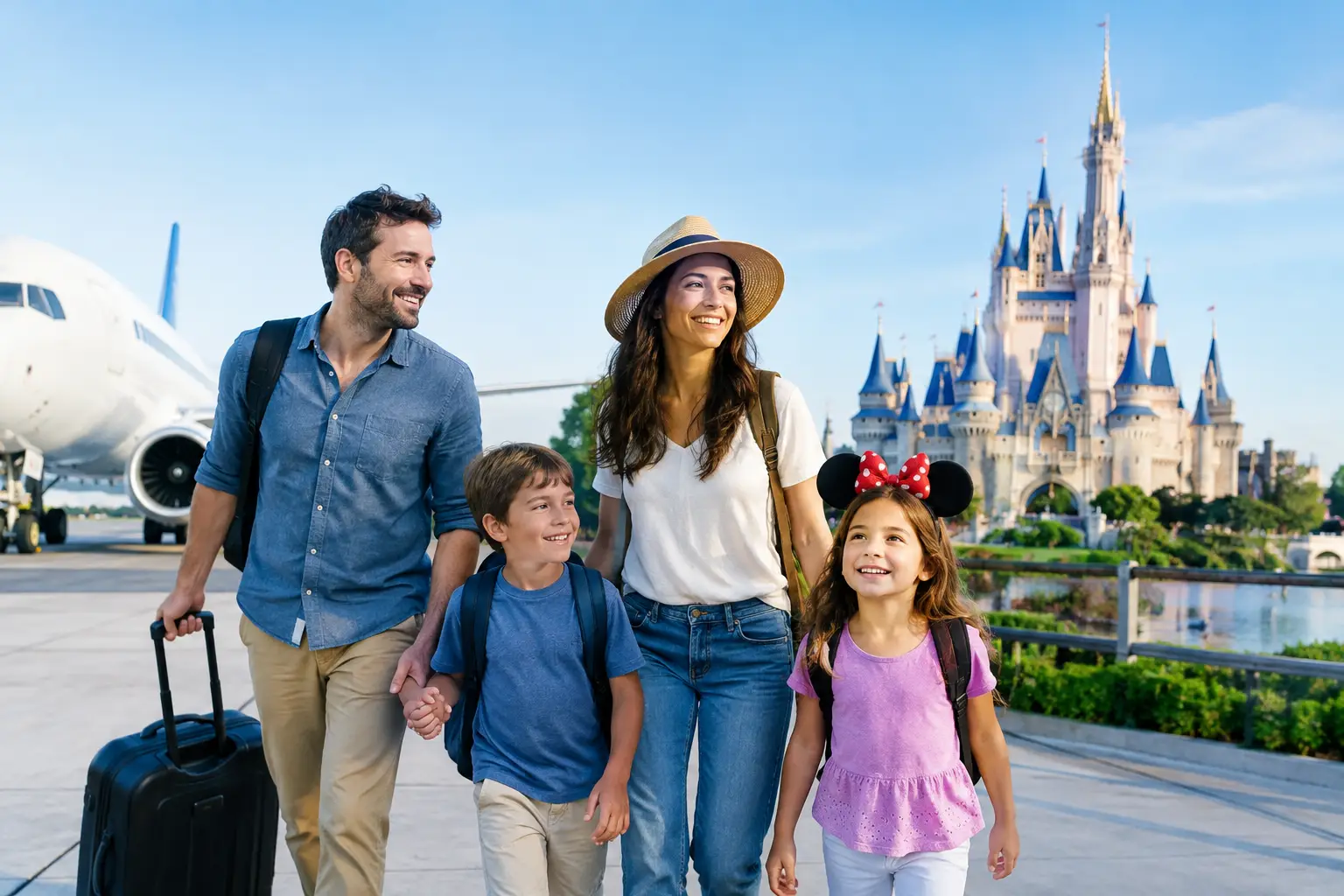 Disneyland Family Transfer Example From LAX