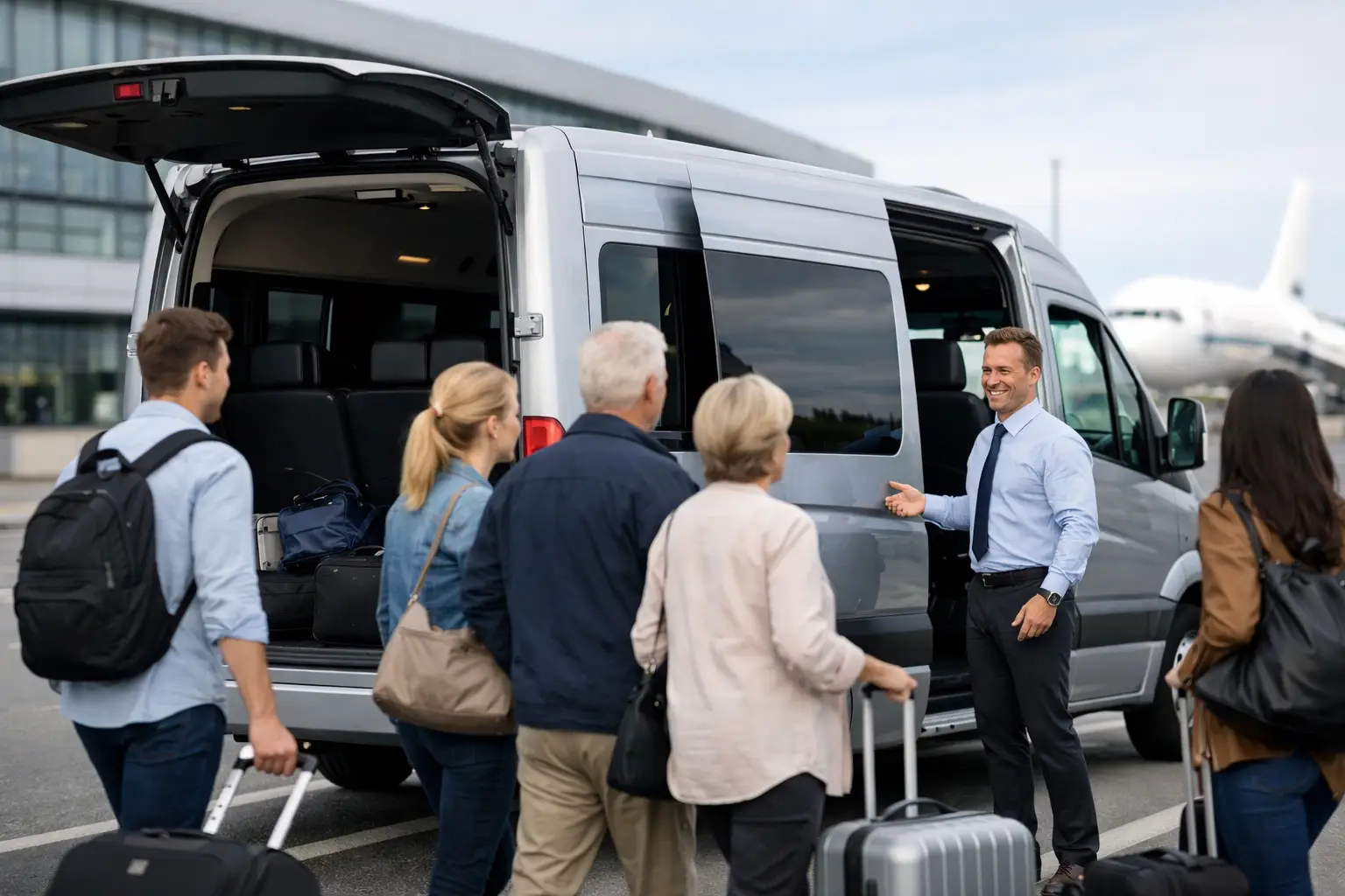 Airport Minibus Transfer for Groups Up to 12