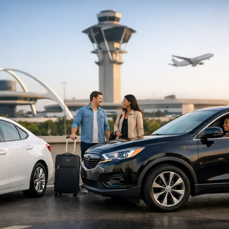 LAX Airport Transfer Rideshare Comparison
