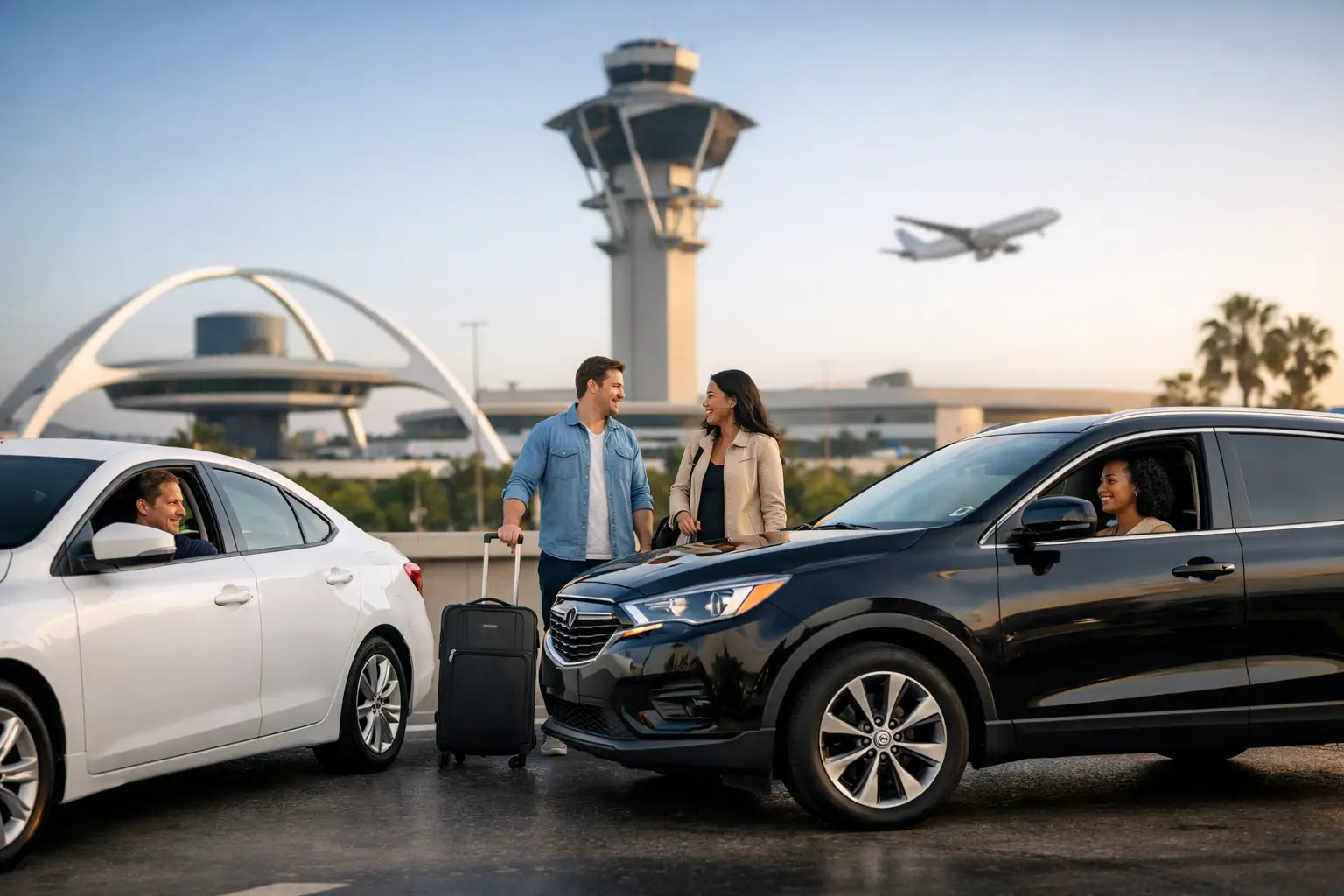 LAX Airport Transfer Rideshare Comparison